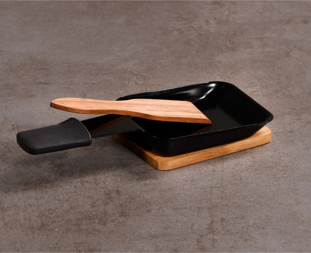 Sottobicchieri Kesper - 8x - legno di acacia lusso - d10 cm - marrone - laccato - moderno e classico