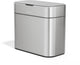 Contenedor de compost Simplehuman de 4 litros - plateado - acero inoxidable cepillado