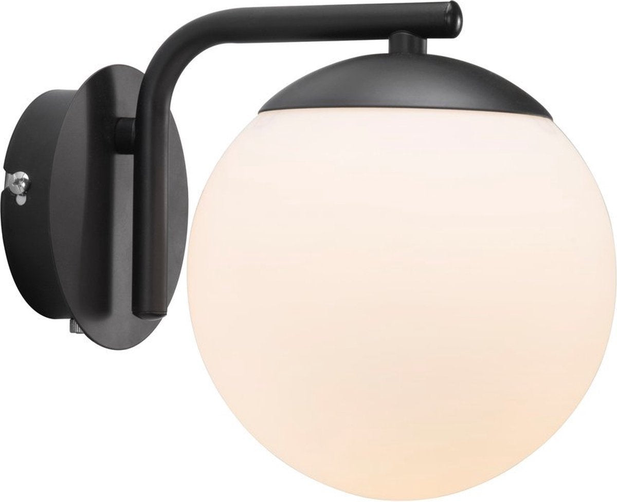 Nordlux grant - wandlamp - e14 - zwart