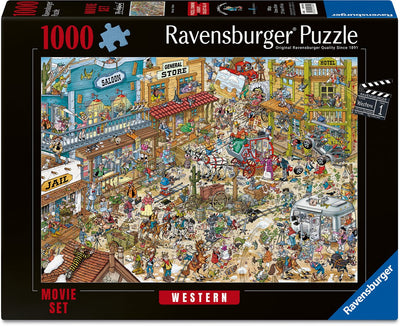 Ravensburger jigsaw puzzle movie set western - 1000 pcs.