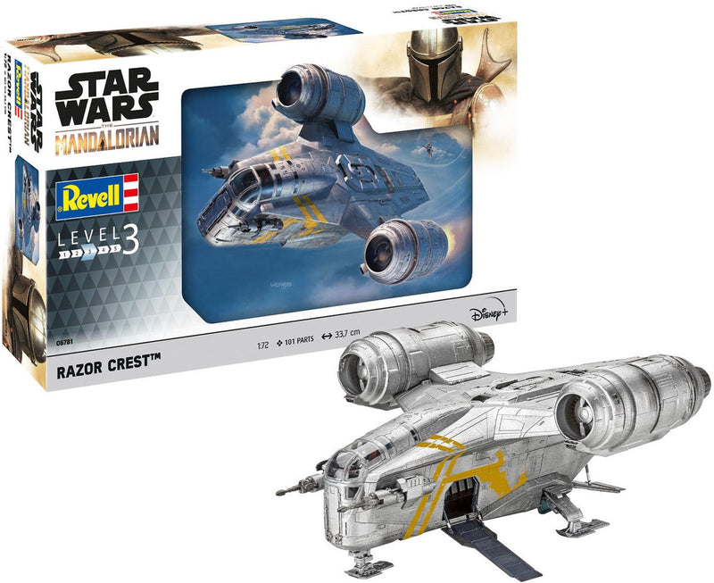 Maqueta Revell star wars - razor crest the mandalorian 1:72 - 101 uds.