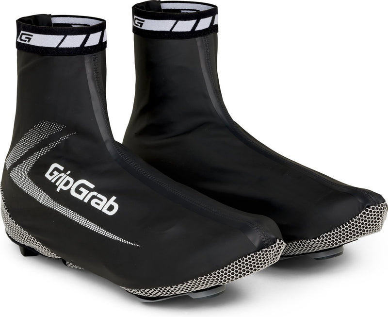 Gripgrab - cubrezapatillas impermeables para bicicleta de carreras raceaqua cubrezapatos para bicicleta de lluvia y ciclismo aerodinámico - negro - unisex - talla m (40 41)