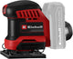 Levigatrice orbitale a batteria Einhell te-os 18 113 li solo - power x-change - 18 v li-ion - superficie di levigatura: 113 x 101 mm - incl. 2 fogli di carta vetrata - escl. batteria e caricabatterie