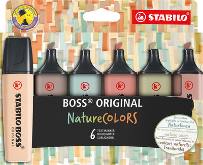 Boss Stabilito Naturecolors Penny Marker, 6st.