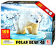Puzzle con forma de oso polar, 100ud.