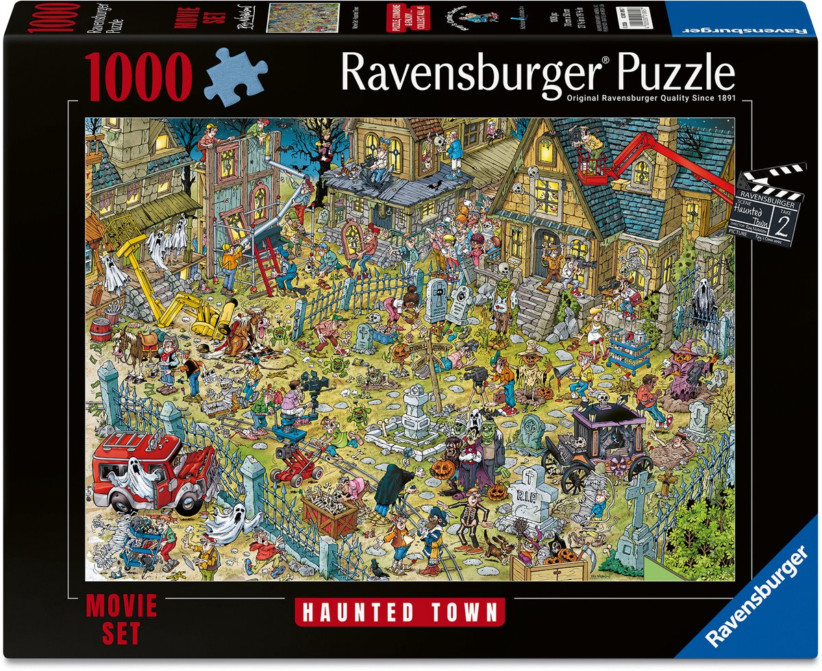 Set cinematografico puzzle Ravensburger Città Fantasma - 1000 pezzi.