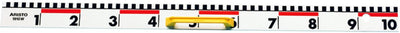 Aristo schoolbordliniaal - lengte 100cm - cm dm schaalverdeling - met handgreep - kunststof - ar-1910w