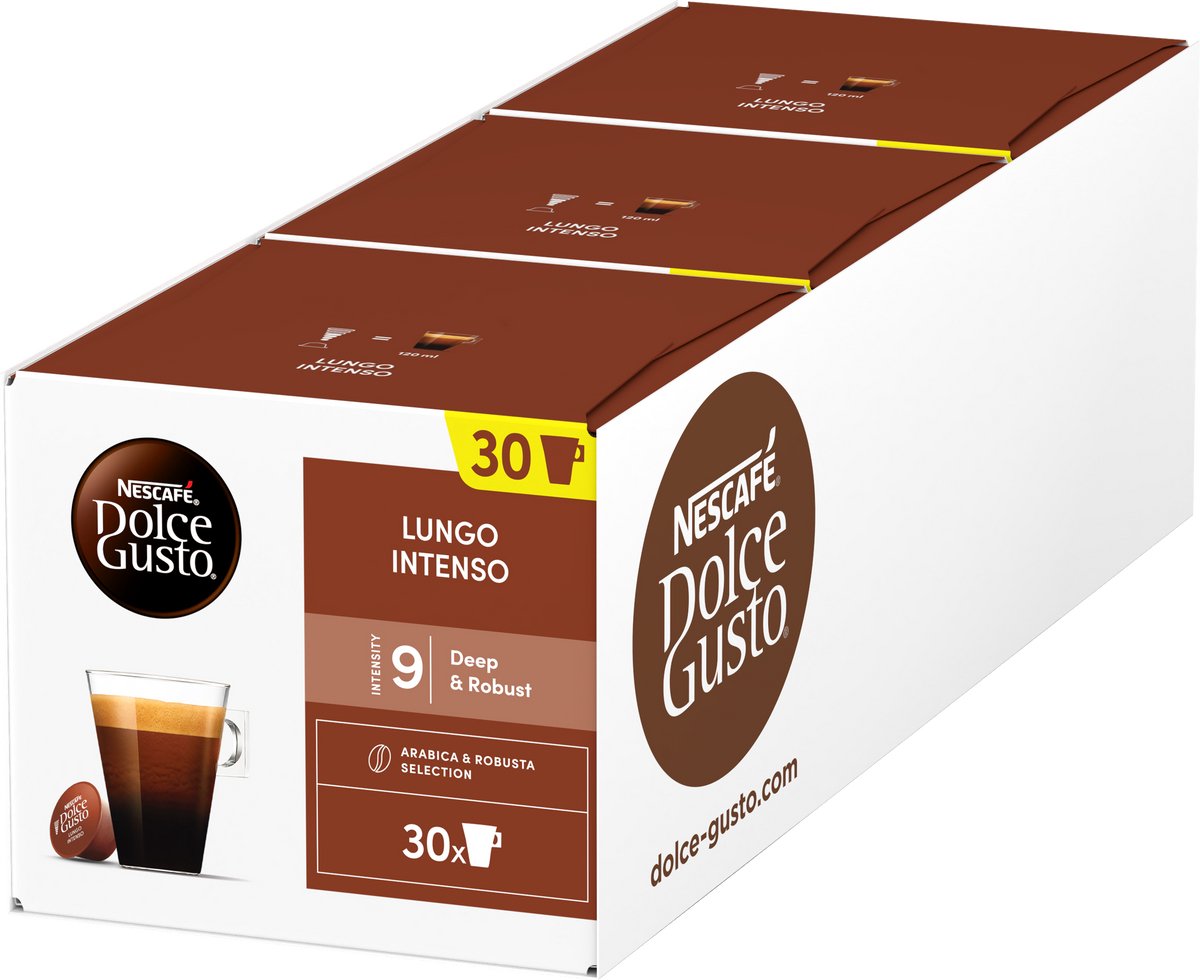 Nescafé® dolce gusto nescafé dolce gusto capsule lungo intenso - 90 capsule di caffè per 90 tazze di caffè