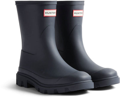Stivali da pioggia unisex Hunter Downpour short boot - blu scuro
