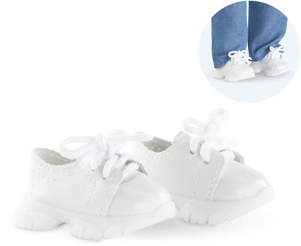 Sneaker bianche Corolle per bambole, 36 cm