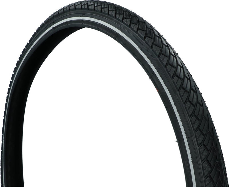 Dresco outdoor tire street - tamaño del neumático 26 x 1,75 - tamaño etrto 47-559 - reflejo seguro - agarre óptimo en todas las condiciones climáticas - baja resistencia a la rodadura - alta resistencia a los pinchazos - agarre óptimo - negro