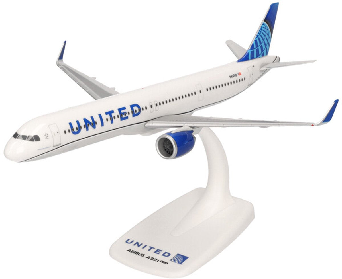 Herpa airbus a321neo compagnie aeree unite 1:200