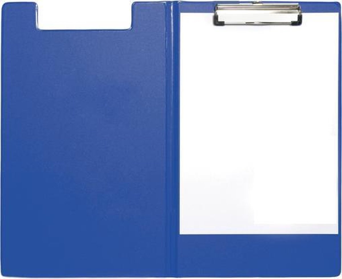 Seco clipboard a4+ - with flap - blue - se-570-pvc-bu