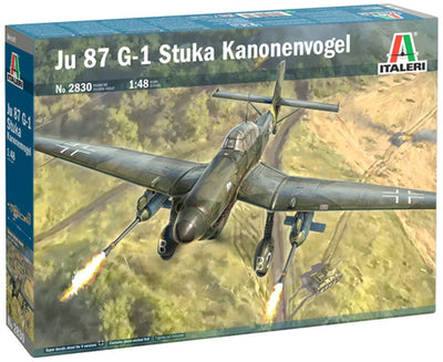 Italeri modelbouwpakket vliegtuigen - 2830 junkers ju 87 g-1 stuka kanonenvogel plastic - 1:48 - modelbouw