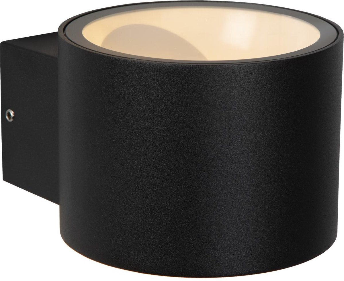 Lucide oxford - lampada da parete indoor outdoor - 1xg9 - ip54 - nero