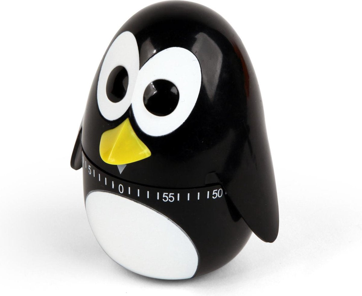 Timer da cucina Kikkerland - a forma di pinguino - timer da 60 minuti - accessori da cucina