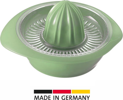 Spremiagrumi Westmark con serbatoio per il succo, diametro: 18,7 cm, capacità: 350 ml, plastica, limetta, verde menta, 3091227m
