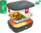 Faitron - heatsbox drive - electrische lunchbox - rvs - verwarmde lunchbox - voor warme maaltijden - verschillende compartimenten - met app - 12 24v