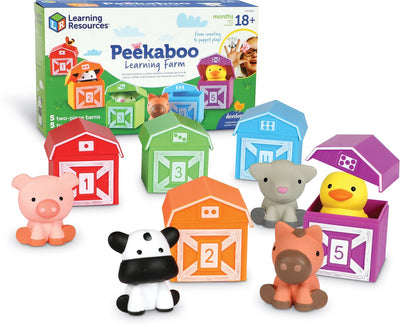 Risorse didattiche Set didattico peekaboo fattoria - a partire da 18 mesi