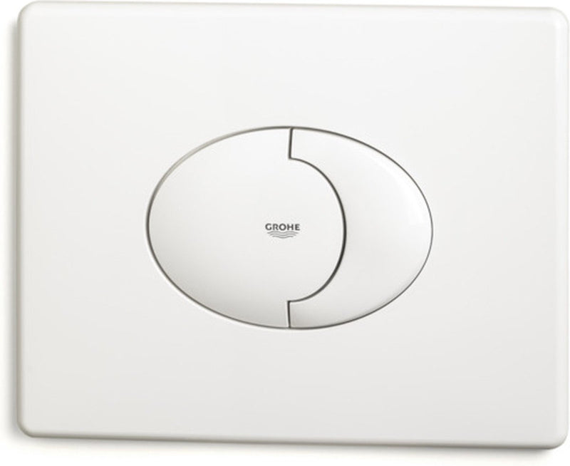 Panel de control de inodoro Grohe skate air - horizontal - doble descarga - blanco alpino