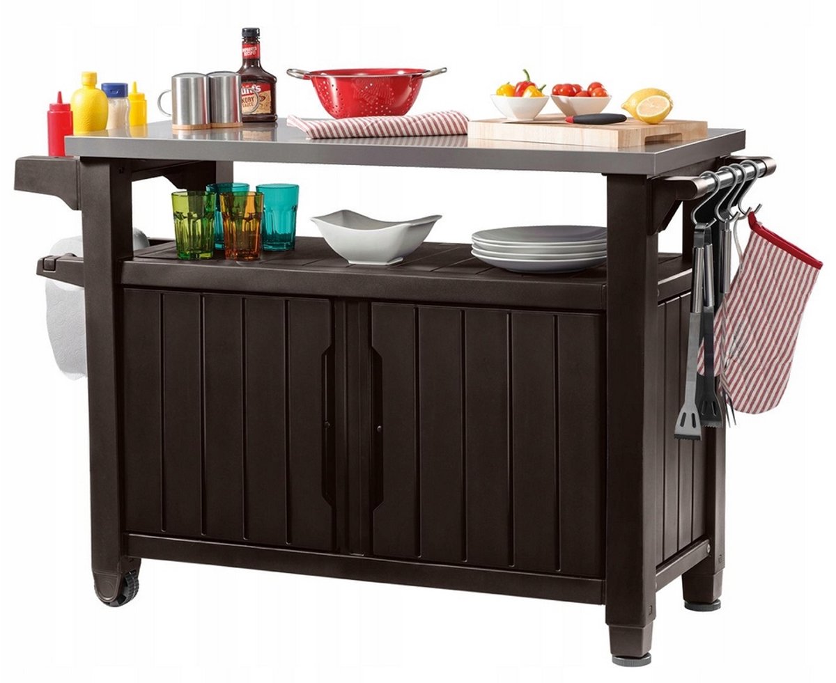Keter grilltafel bar tuinopslag 183l xl