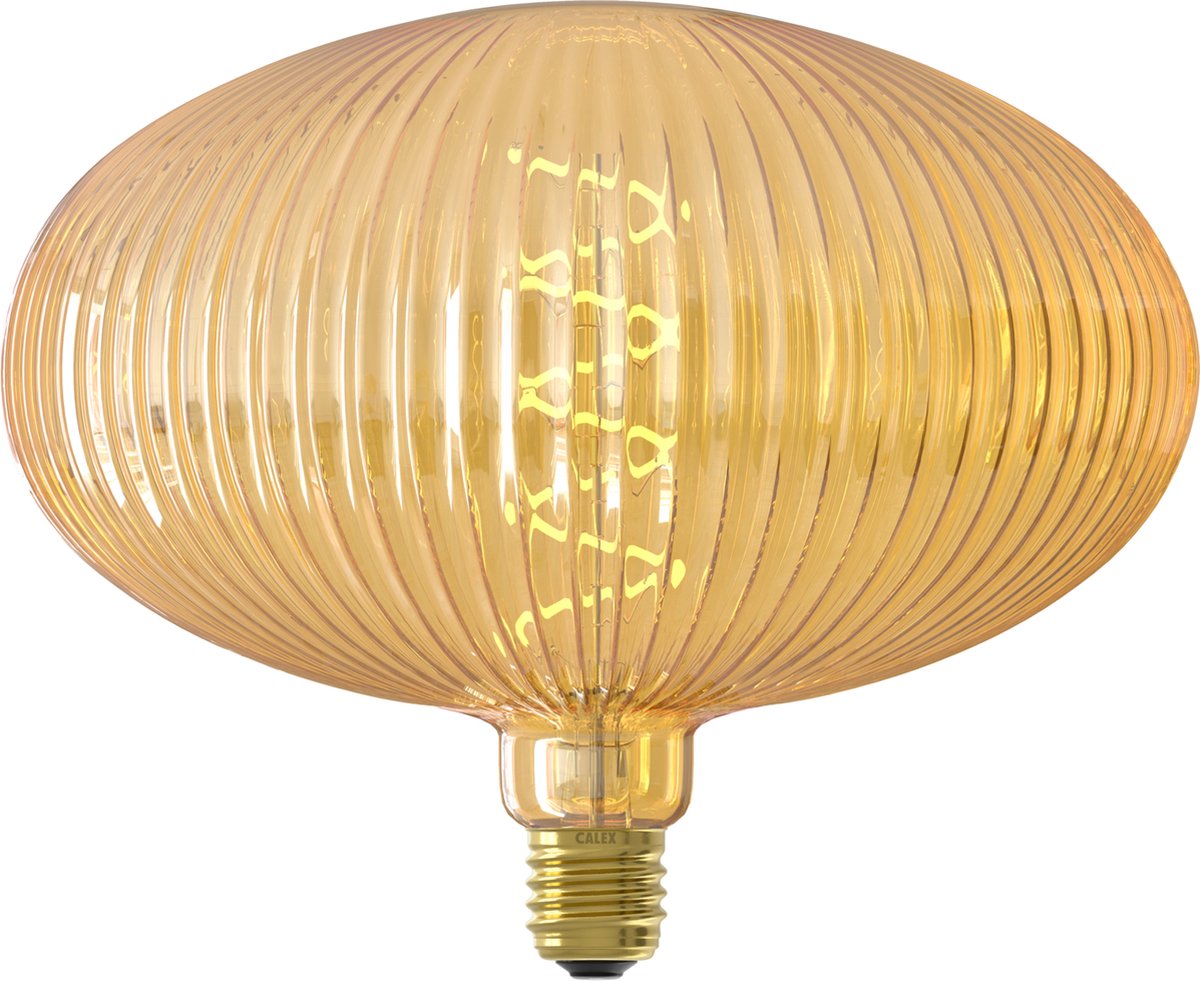 Calex pulse lille led lamp - e27 - filament lichtbron - warm wit licht - amber