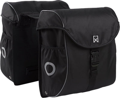 Willex - bagagetas 300 serie - 38 liter - zwart zilver - lichtgewicht