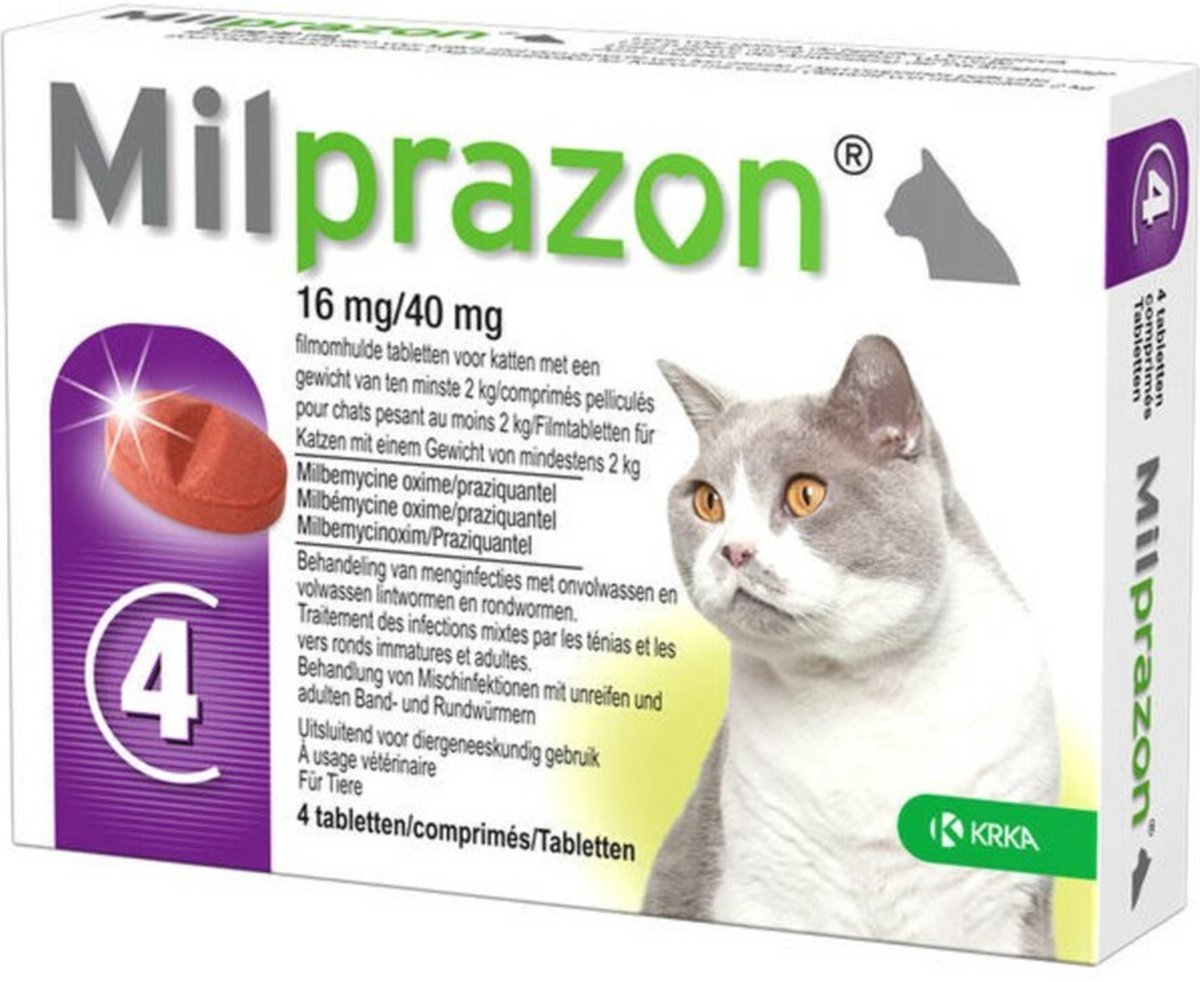 Krka Milpazon WormingStablets Cat