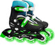 Skates en línea Hardboot Tamaño negro ajustable 30-33