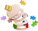 Bigjigs Game di impilamento in legno Teddy Bears.