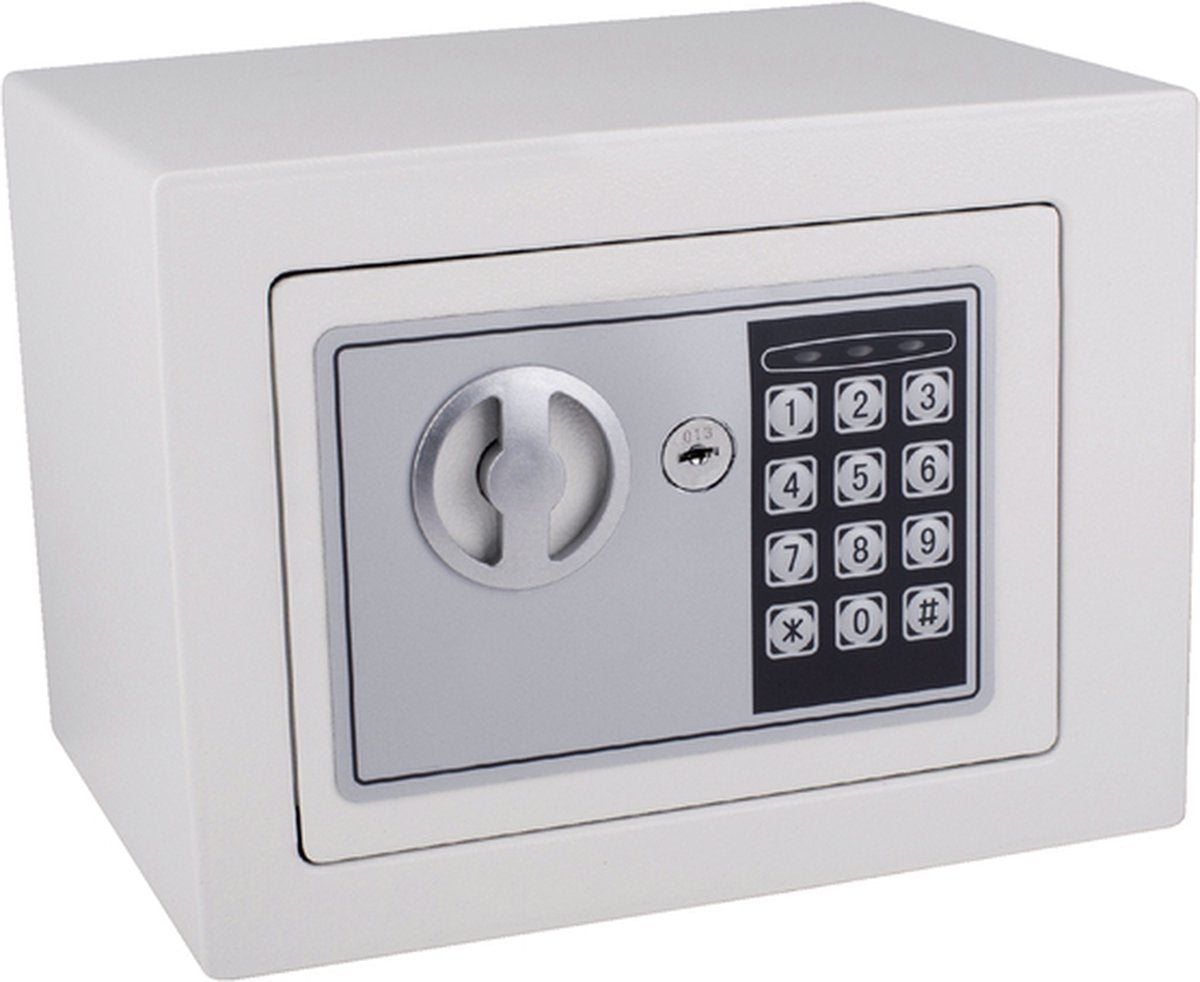 Cassaforte Pavo mini 230x170x170mm elettronica bianca