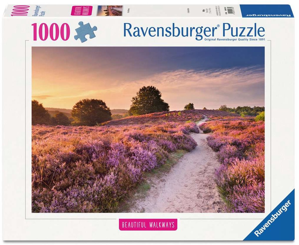 Puzzle Ravensburger percorso rosa - 1000 pezzi.