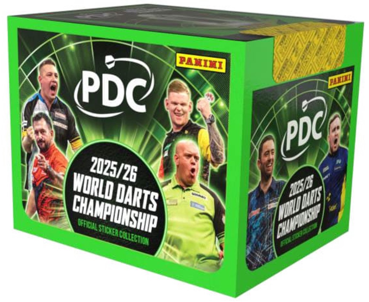 Panini pdc world darts championship 2025 26 stickers box (36)