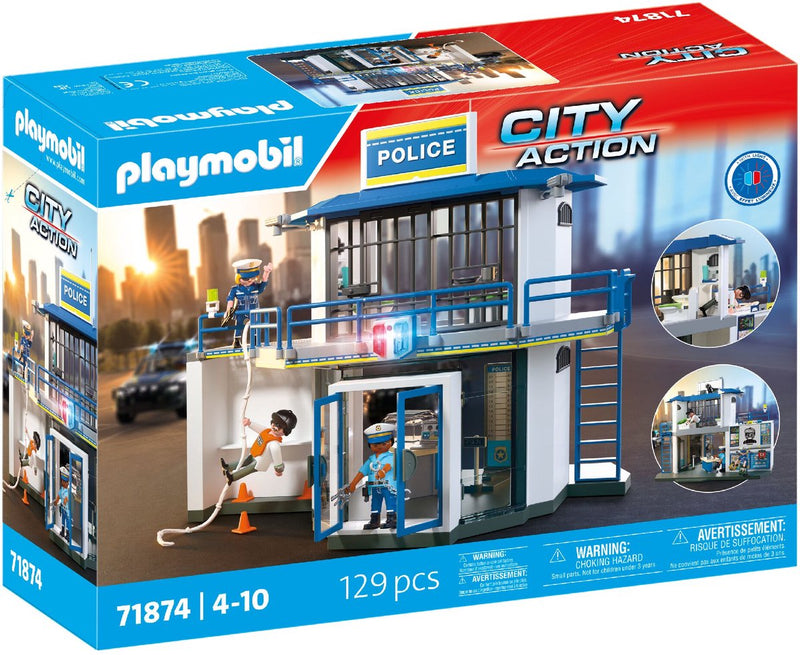 PlayMobil 71874 Estación de policía con espacio de investigación