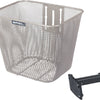 Basil Bicycle Basket Bilbao con montaggio fisso 26 x 22 x 27 cm nero
