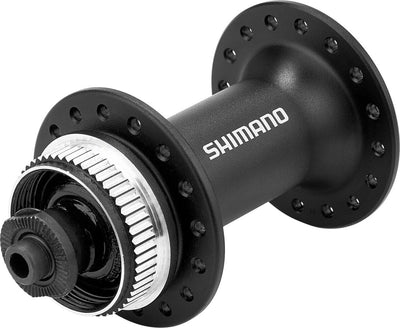Shimano hb-m3050 viirwiel naaf centerlock quick release, zwart