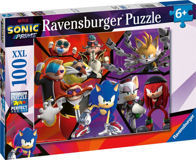 Ravensburger puzzel sonic prime - legpuzzel - 100 xxl stukjes