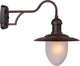 Lucide aruba - aplique interior exterior - ø 25 cm - 1xe27 - ip44 - marrón óxido