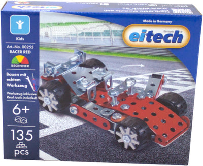 Caja de construcción Eitech ® – DTM Racer rojo – 135 piezas – kit de construcción de metal con herramientas – juguetes de construcción – a partir de 6 años