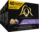 L'or lungo profondo koffiecups - intensiteit 8 12 - 4 x 40 capsules