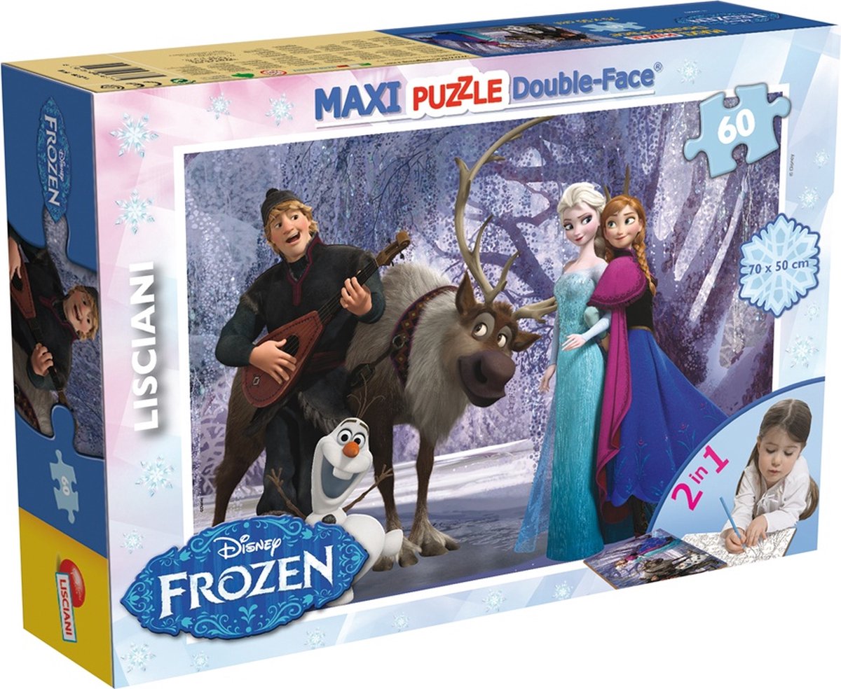 Lisciani disney puzzle df maxi piso 60 frozen música y diversión
