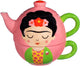 Tetera con taza Sass belle frida kahlo -
