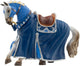 Cavallo da torneo Bullyland blu (80769)