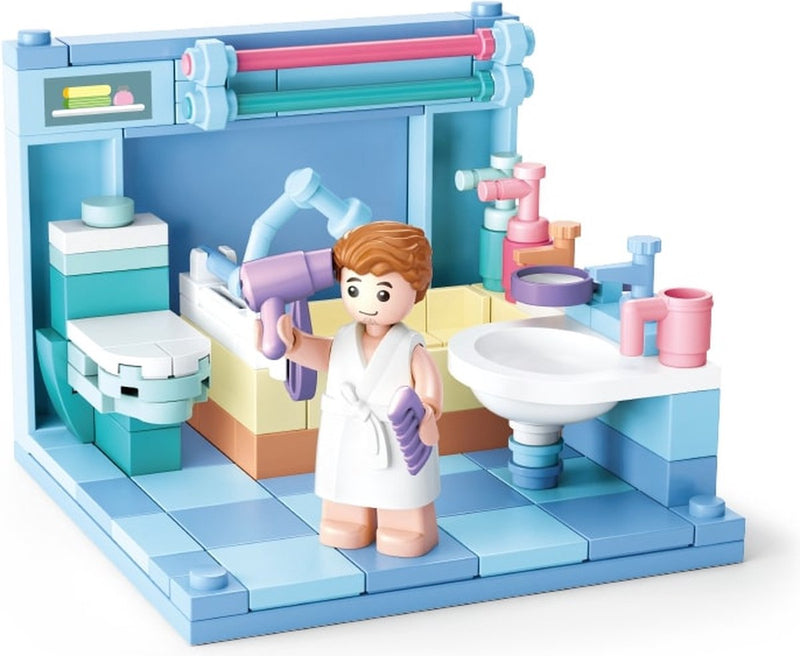 El baño de ensueño de una niña Sluban (m38-b0757d)