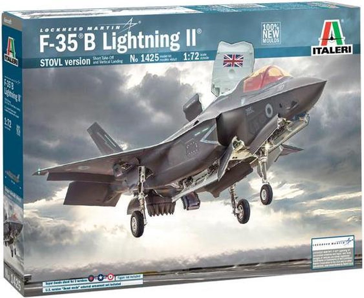 Italeri F-35B Lightning II Stovl - kit modello di aereo 1:72