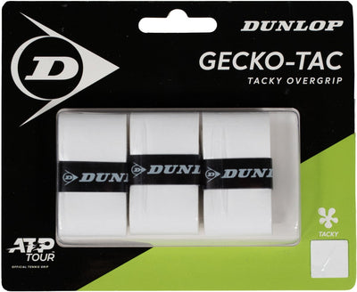Dunlop - grip - gecko-tac ogrip con 3 pezzi in blister unisex - bianco