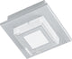 Eglo masiano - plafondlamp - 1 lichts - led - aluminium-geborsteld - gesatineerd