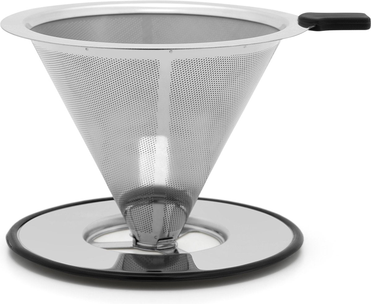 Leopold vienna - koffiefilterhouder salento rvs herbruikbaar
