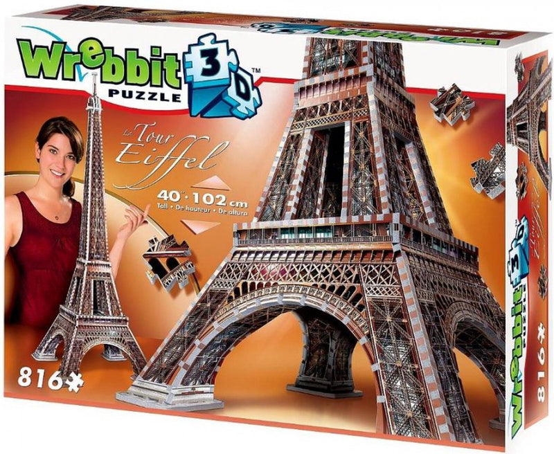 Wrebbit Torre Eiffel - Puzzle 3D - 816 pezzi