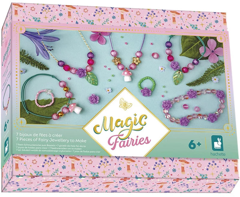 Janod - hadas mágicas - 7 joyas de hadas - paquete de manualidades